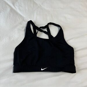 🚨 Last day Fri 🧳 Nike Black Sports Bra Moisture-Wicking Racerback